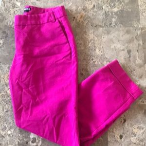 Express Editor Straight Leg Ankle Cuff Dress Pants